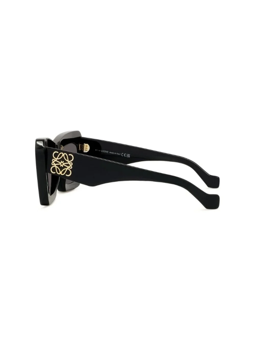 New LOEWE Women's Sunglasses Acetate Frame ANAGRAM LW40145I 01A 52 Black Cat Eye